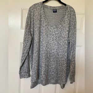 Spirit Jersey Women’s Animal Print Oversized Hi Low Tunic NWOT 🌴